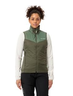 Rückansicht von VAUDE Women's Sesvenna Vest IV Outdoorweste Damen khaki