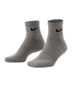 Rückansicht von Nike Everyday Cushion Crew 3er Pack Socken Freizeitsocken Herren weissweissgrau
