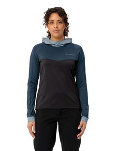 Rückansicht von VAUDE Women's Qimsa LS Shirt II Outdoorjacke Damen nordic blue