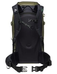 Rückansicht von VAUDE Rucksack Monviso 32 Trekkingrucksack khaki