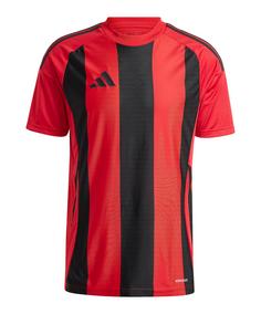 adidas Striped 24 Trikot Fußballtrikot Herren rotschwarz