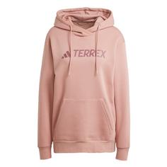 adidas Terrex Multi Large Logo Hoodie Hoodie Damen Warm Clay