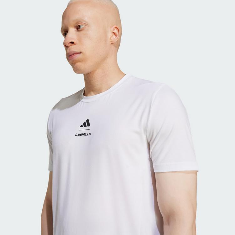 adidas adidas Les Mills Graphic T-Shirt T-Shirt Herren - White - 1 | SportScheck