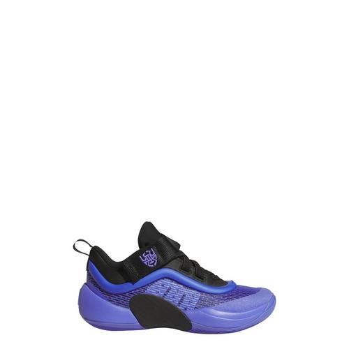 Rückansicht von adidas D.O.N. Issue 6 Basketballschuh Basketballschuhe Kinder Cobalt Blue / Core Black / Blue Spark