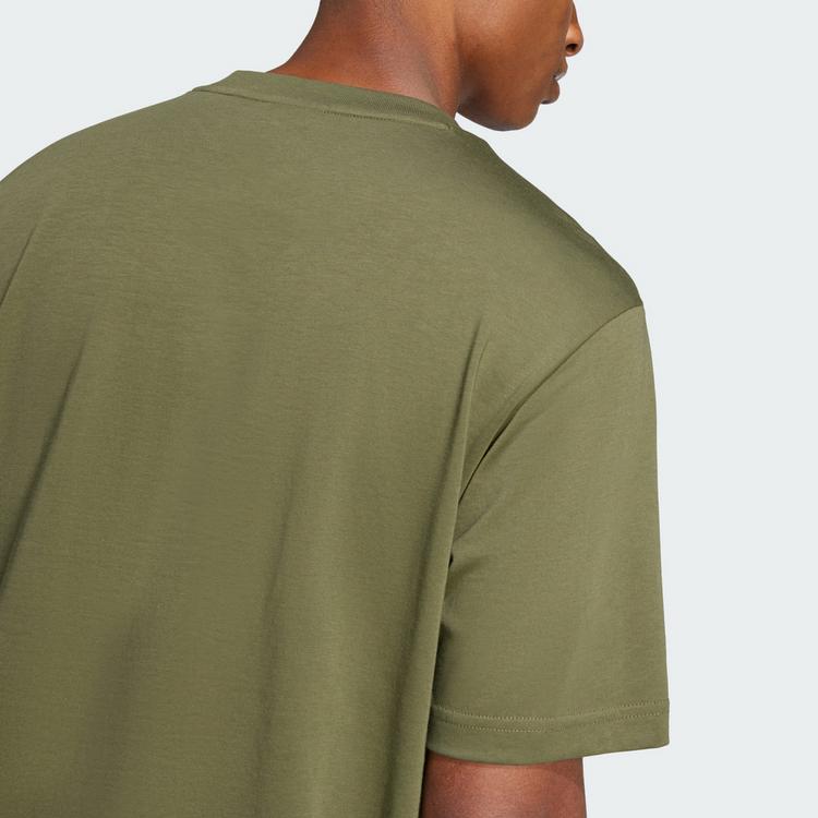 adidas adidas Essentials Big Logo T-Shirt T-Shirt Herren - Olive Strata / Black - 1 | SportScheck