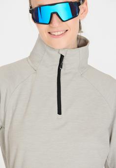 Rückansicht von Whistler Kajsa Skishirt Damen 1005 Light Grey Melange