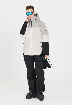 Rückansicht von Whistler Monteca Skijacke Damen 1004 Pearl Grey