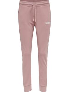 hummel hmlLEGACY POLY WOMAN REGULAR PANTS Trainingshose Damen WOODROSE