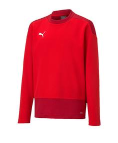 PUMA teamGOAL 23 Training Sweatshirt Kids Funktionssweatshirt Kinder rot