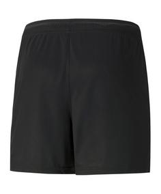 Rückansicht von PUMA teamLIGA Shorts Damen Fußballshorts Damen schwarzweiss