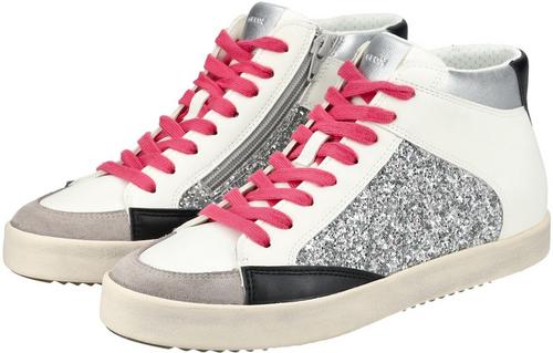 Rückansicht von Geox Sneaker Sneaker Damen Silber