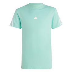 adidas Future Icons 3-Streifen T-Shirt T-Shirt Kinder Easy Green / White