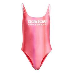 adidas Tiro U-Back Badeanzug Badeanzug Damen Pulse Magenta / White