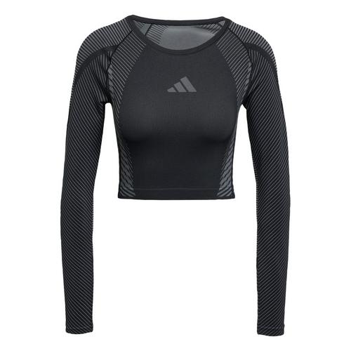 adidas Seamless Knitted Longsleeve Croptop Damen