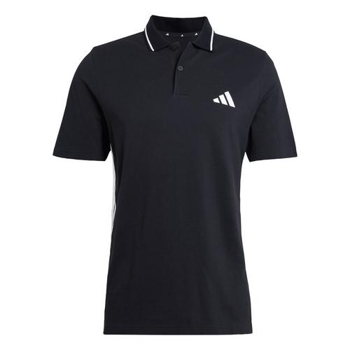 adidas Essentials 3-Streifen Piqu&eacute; Poloshirt T-Shirt Herren