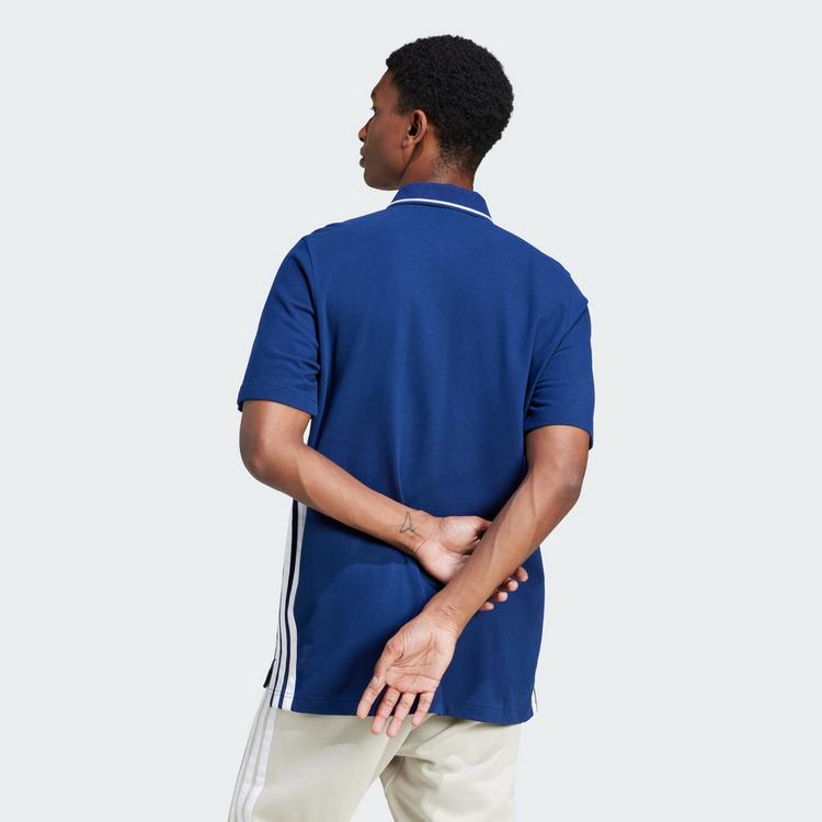 adidas adidas Essentials 3-Streifen Piqu&eacute; Poloshirt T-Shirt Herren - Dark Blue / White - 1 | SportScheck
