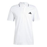 adidas Essentials 3-Streifen Piqu&eacute; Poloshirt T-Shirt Herren - White / Black