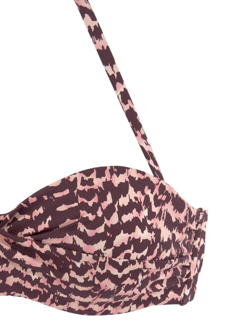 Lascana Lascana B&uuml;gel-Bandeau-Bikini-Top Bikini Oberteil Damen - bordeaux - 1 | SportScheck