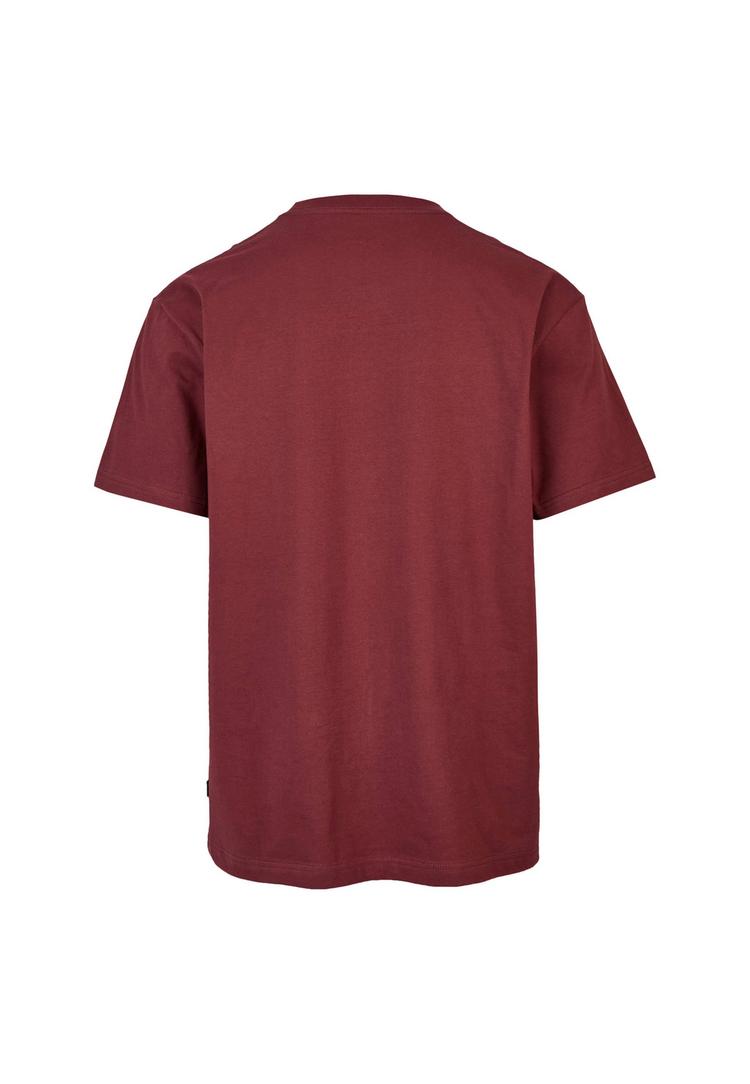 Cleptomanicx Cleptomanicx Embroidery Gull Mono T-Shirt Herren - Tawny Port - 0 | SportScheck