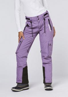 Rückansicht von Chiemsee Skihose Skihose Damen 18-3513 Grape Compote