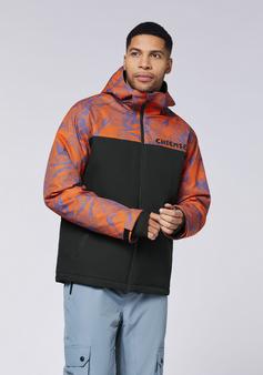 Rückansicht von Chiemsee Skijacke Skijacke Herren 9021 Black/Orange