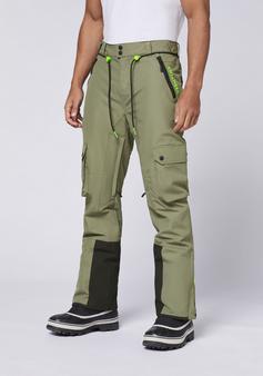 Rückansicht von Chiemsee Skihose Skihose Herren 18-0515 Dusty Olive