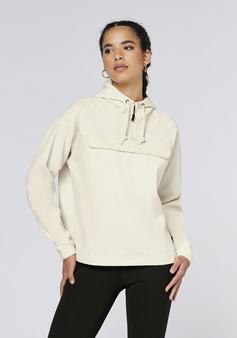 Rückansicht von Chiemsee Kapuzenpullover Sweatshirt Damen 11-0606 Pristine