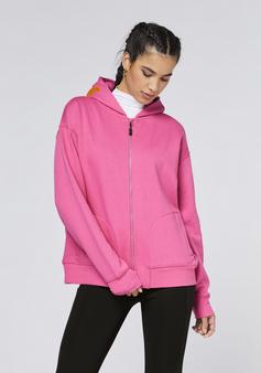 Rückansicht von Chiemsee Sweatjacke Sweatjacke Damen 17-2230 Carmine Rose