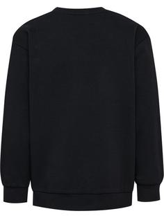 Rückansicht von hummel hmlALVIN SWEATSHIRT Sweatshirt Kinder BLACK