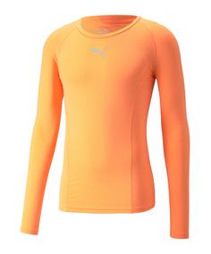 PUMA LIGA Baselayer Longsleeve Funktionsshirt orangeorange