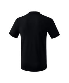 Rückansicht von Erima Liga Trikot kurzarm Fußballtrikot Herren schwarz