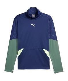 PUMA individual Winterized Sweatshirt Funktionssweatshirt Herren dunkelblau