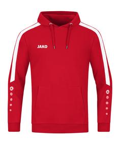 JAKO Power Hoody Kids Funktionssweatshirt Kinder rotweiss