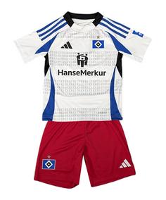 adidas Hamburger SV Minikit Home 2024/2025 Kids Fußballtrikot Kinder weiss