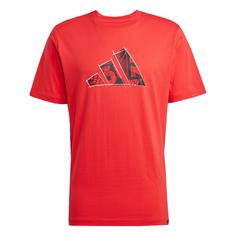 adidas Logo Graphic T-Shirt T-Shirt Herren Pure Ruby