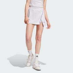 Rückansicht von adidas Essentials Color-Pop Cotton Skort Funktionsshorts Damen Light Grey Heather