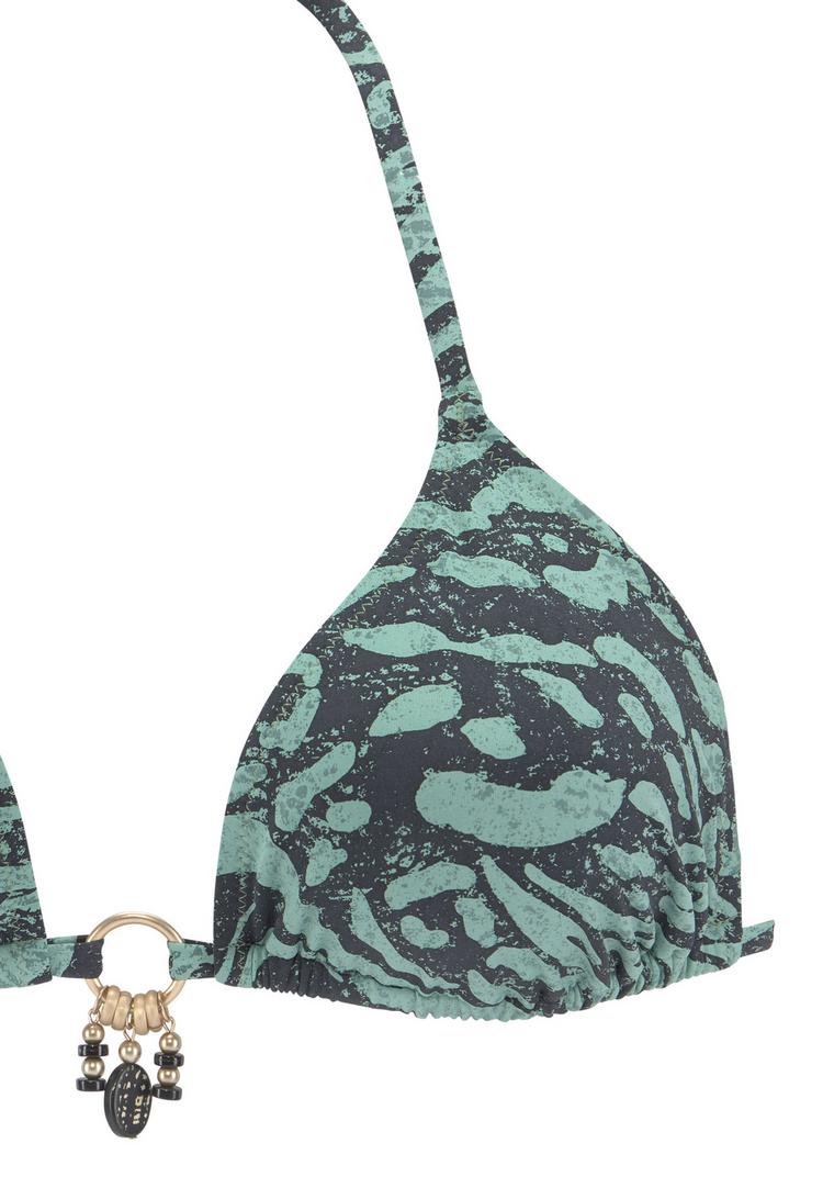 BRUNO BANANI BRUNO BANANI Triangel-Bikini Bikini Set Damen - jade bedruckt - 0 | SportScheck