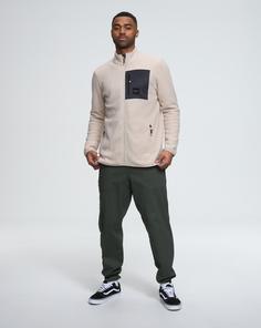 Rückansicht von Bula BaseCamp Fleecejacke Herren CHALKB