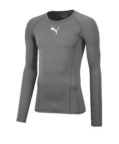 PUMA LIGA Baselayer Longsleeve Funktionsshirt graugrau