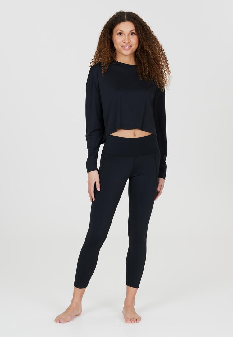 Athlecia Athlecia Offner Langarmshirt Damen - 1001 Black - 0 | SportScheck