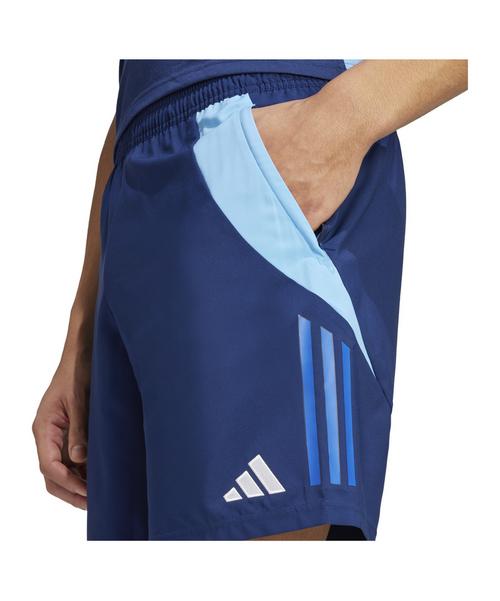 Rückansicht von adidas Tiro 24 Competition Downtime Short Fußballshorts Herren blau