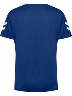 Rückansicht von hummel CORE POLY TEE WOMAN S/S Funktionsshirt Damen TRUE BLUE