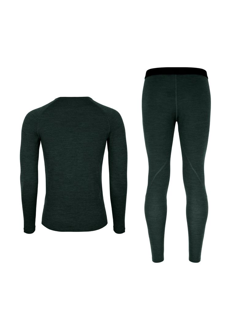 DANISH ENDURANCE DANISH ENDURANCE Merino Baselayer W&auml;scheset Herren - dark green - 0 | SportScheck