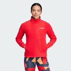 Rückansicht von adidas Terrex Multi Fleecejacke Fleecejacke Damen Pure Ruby