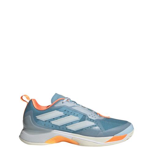 Rückansicht von adidas AVACOURT TENNISSCHUH Tennisschuhe Preloved Blue / Cloud White / Screaming Orange