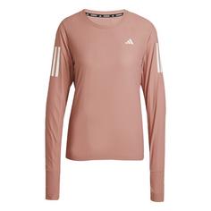 adidas Own The Run Longsleeve Langarmshirt Damen Warm Clay