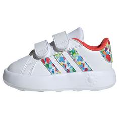 adidas Grand Court 2.0 Kids Schuh Sneaker Kinder Cloud White / Cloud White / Bright Red