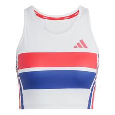 adidas Adizero Retro Running Crop-Top Croptop Damen White