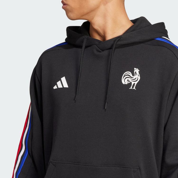adidas adidas Frankreich Essentials 3-Streifen Hoodie Hoodie Herren - Black - 0 | SportScheck
