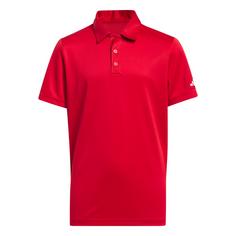 adidas Performance Short Sleeve Kids Poloshirt Funktionsshirt Kinder Collegiate Red